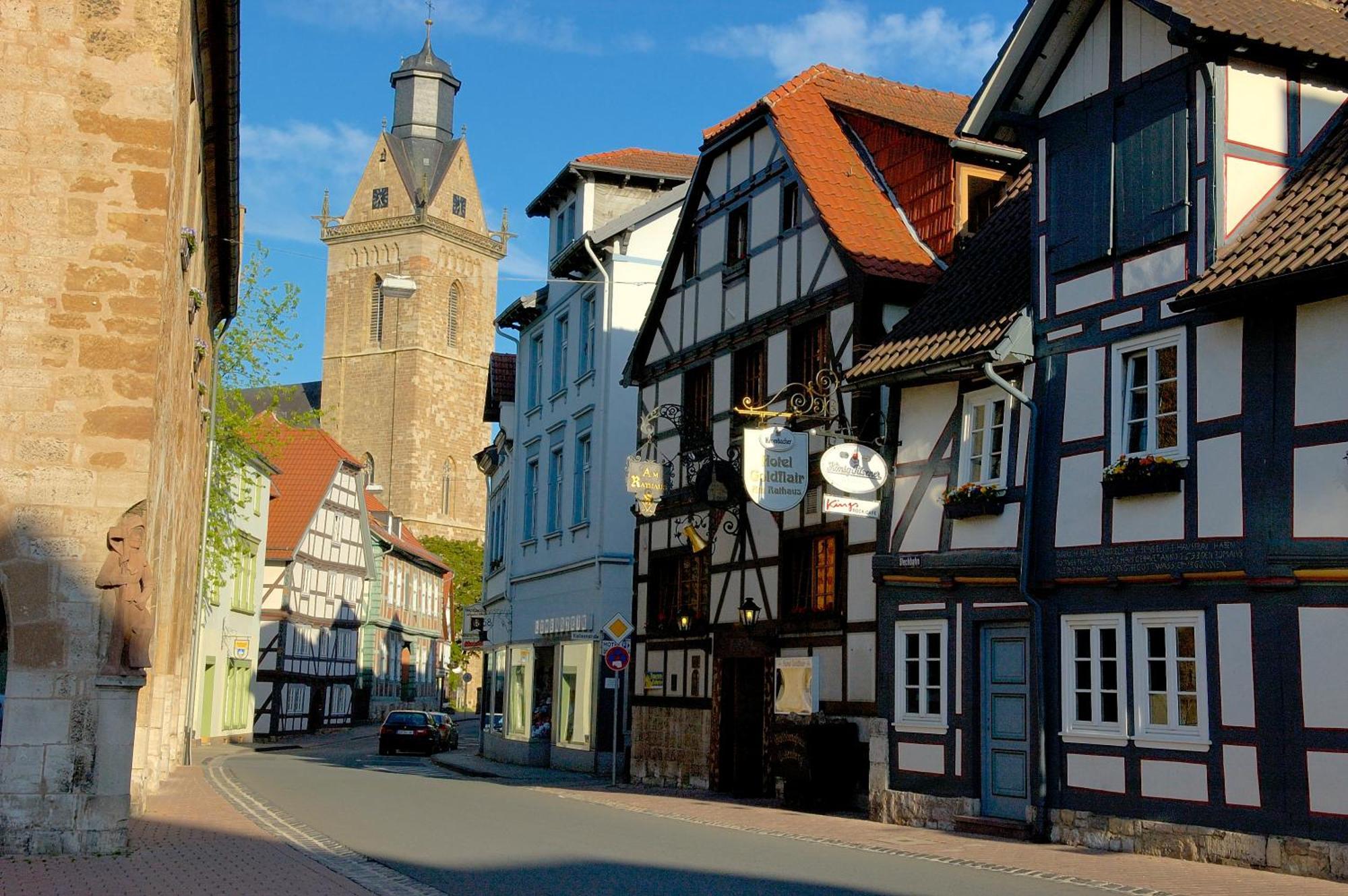 Hotel Goldflair Am Rathaus Korbach Esterno foto